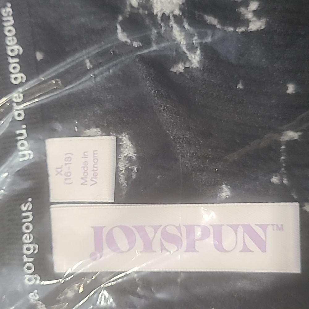 Joyspun Women's XL Waffle Knit Sleep Top, Joggers, Socks 3-Piece Pajama Set - Picture 6 of 7